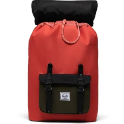 Little America Mid 17 - Rucksack 40 cm (chili/black/ivy green/storm blue)