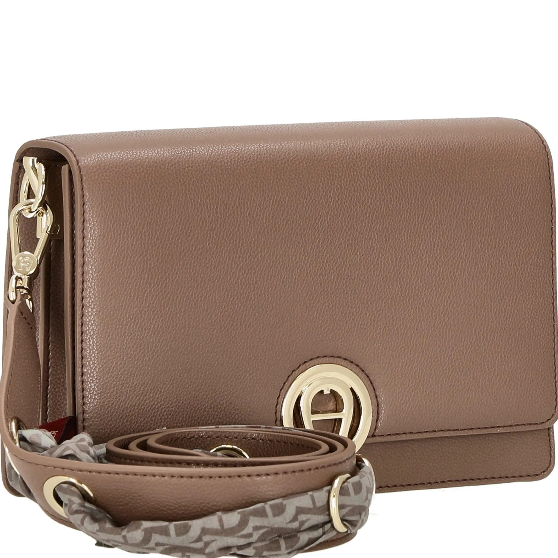 Livia - Umhängetasche + Tuch 24 cm M (mushroom brown)