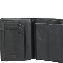 Logo - Geldbörse 12cc 12.5 cm RFID CARDSAFE (black)