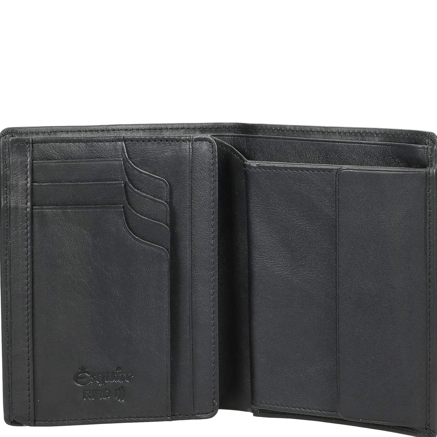 Logo - Geldbörse 12cc 12.5 cm RFID CARDSAFE (black)