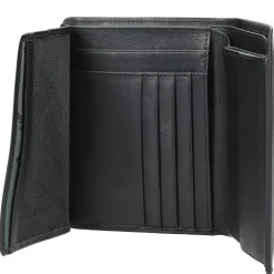 Logo - Geldbörse 12cc 12.5 cm RFID CARDSAFE (black)