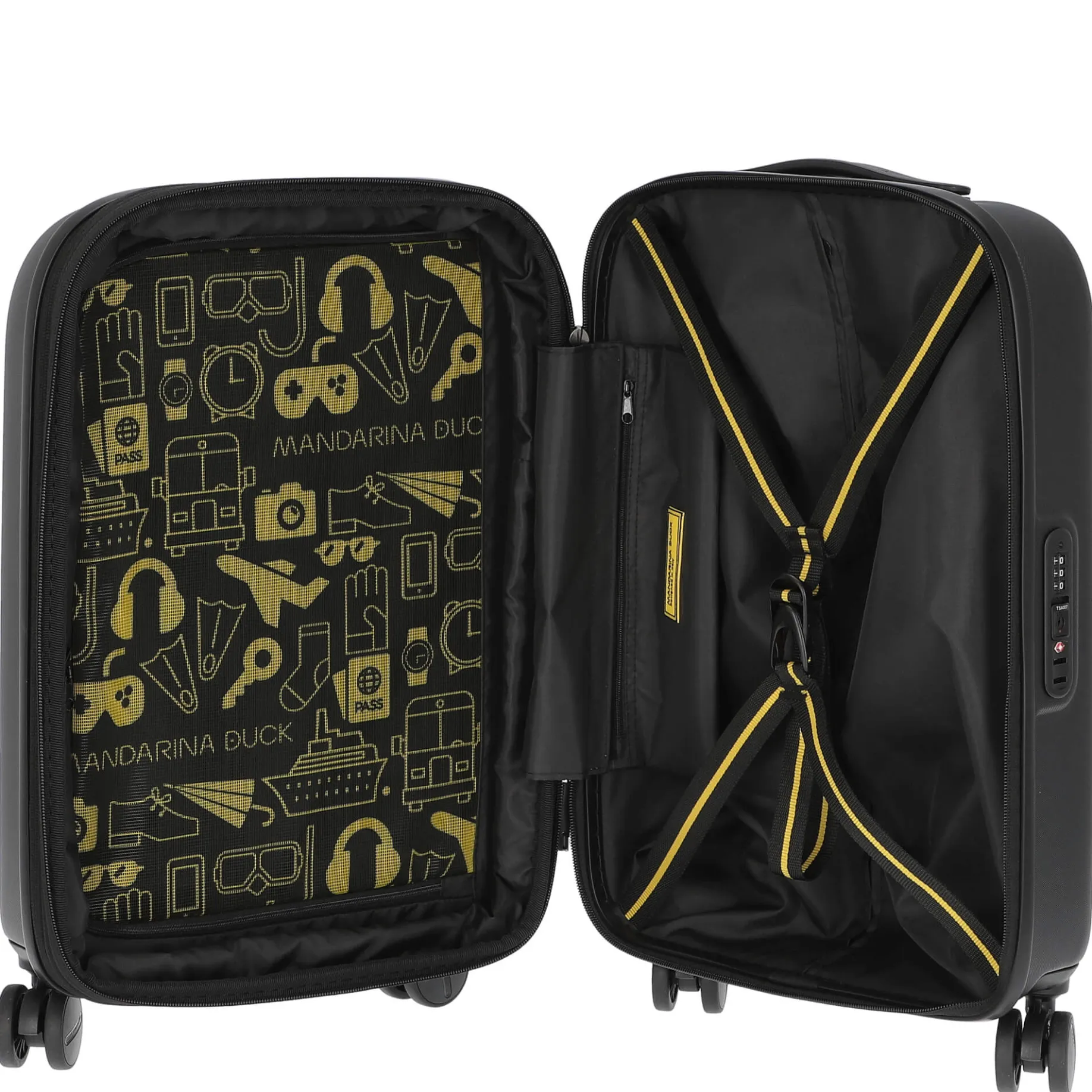 Logoduck+ - 4-Rollen-Kabinentrolley 55 cm S erw. (black)