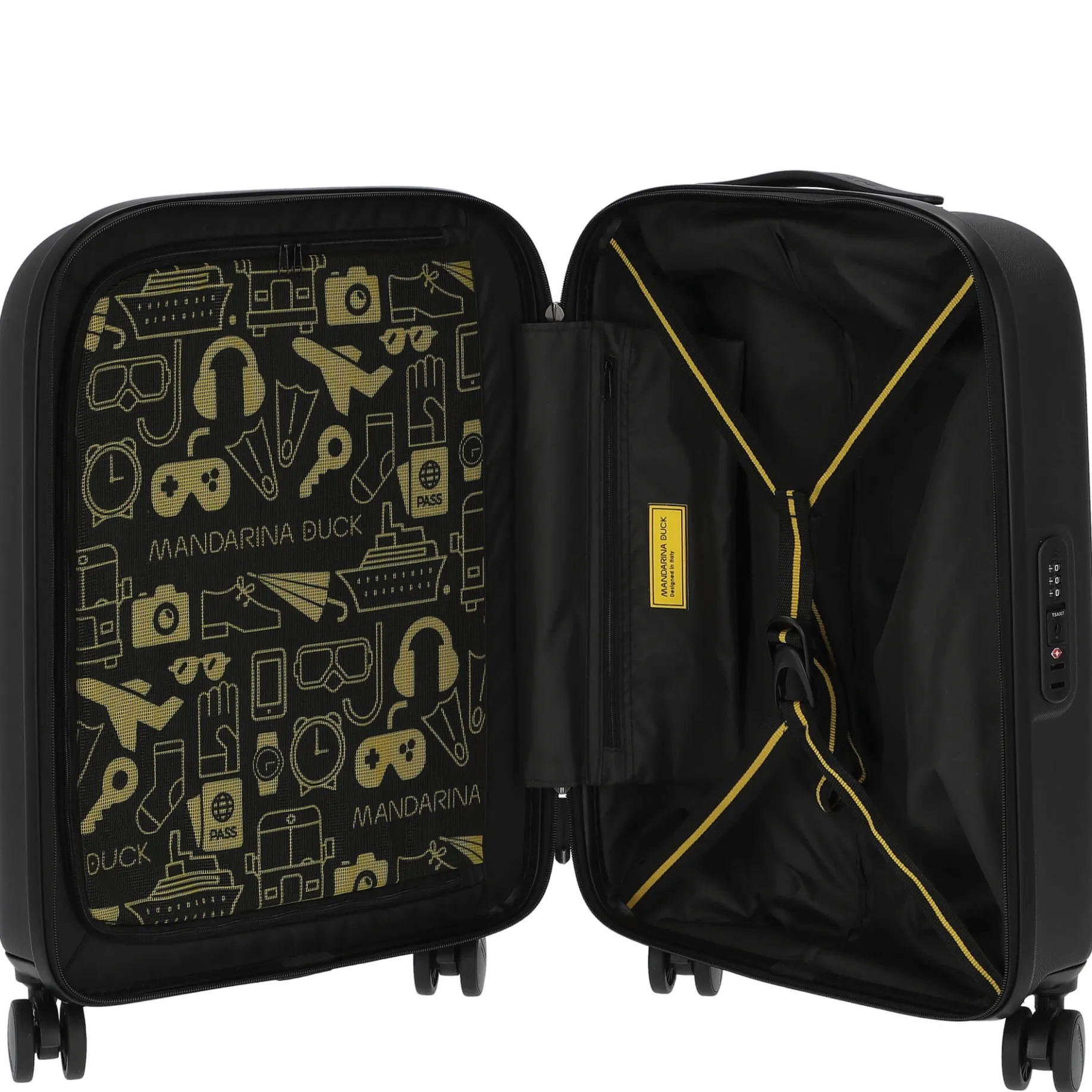Logoduck+ - 4-Rollen-Kabinentrolley 55 cm S (black)