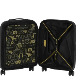 Logoduck+ - 4-Rollen-Kabinentrolley 52 cm erw. (black)