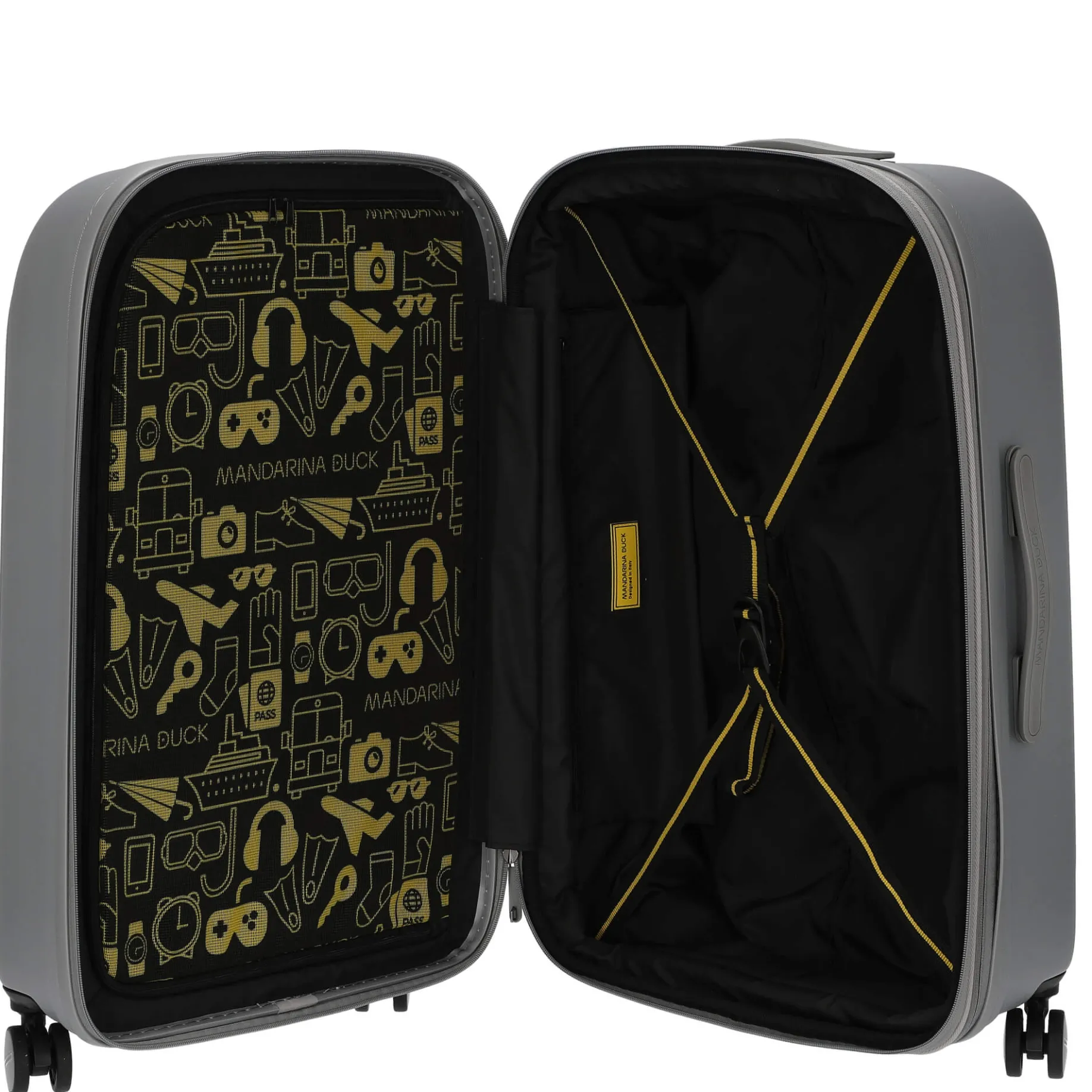 Logoduck+ - 4-Rollen-Trolley 70 cm M erw. (silver)