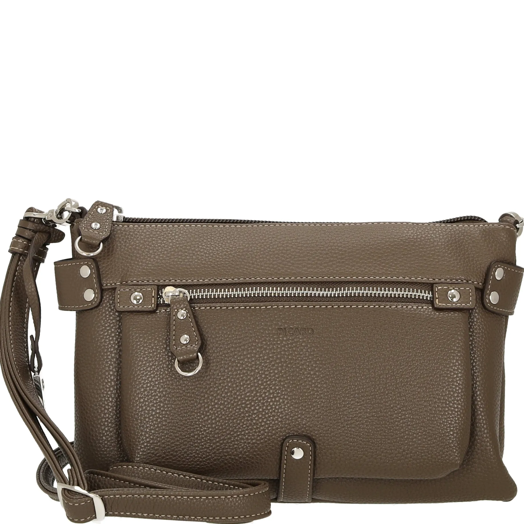 Loire - Umhängetasche 28 cm Synthetik (taupe)