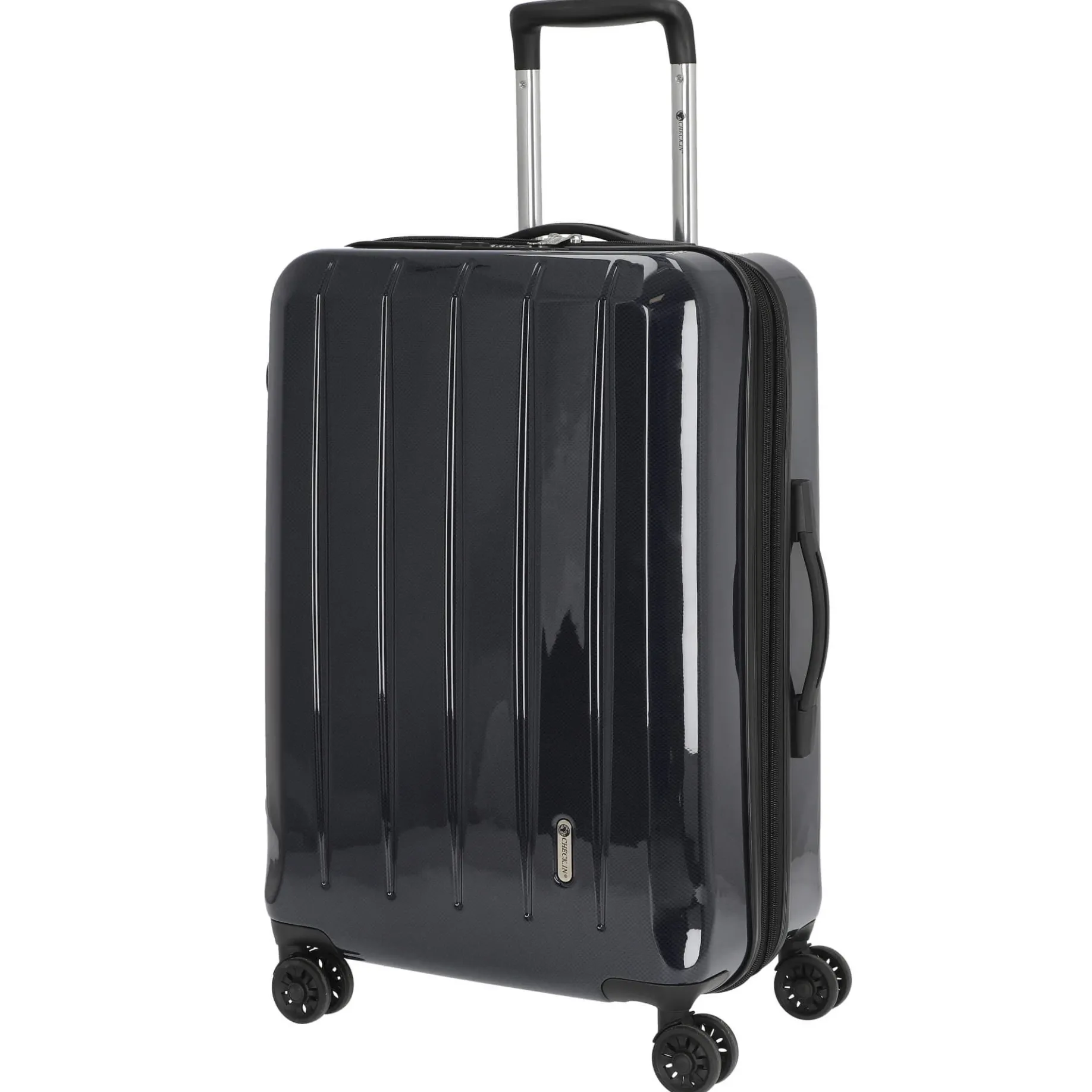 London 2.0 - 4-Rollen-Trolley 67 cm (carbon blau)