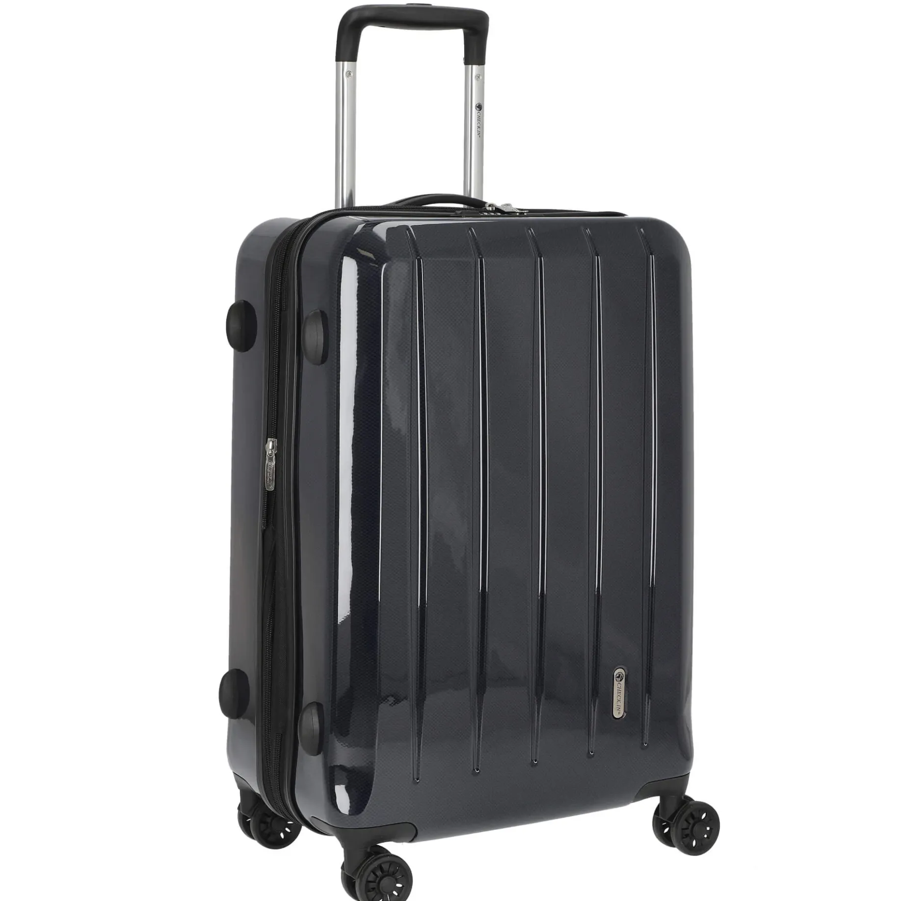 London 2.0 - 4-Rollen-Trolley 67 cm (carbon blau)