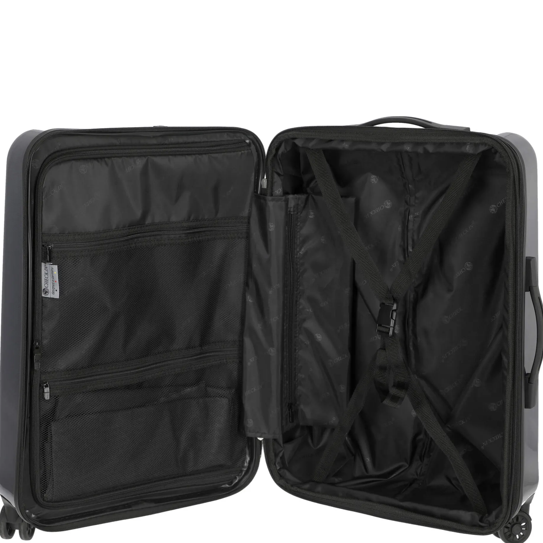London 2.0 - 4-Rollen-Trolley 67 cm (carbon blau)