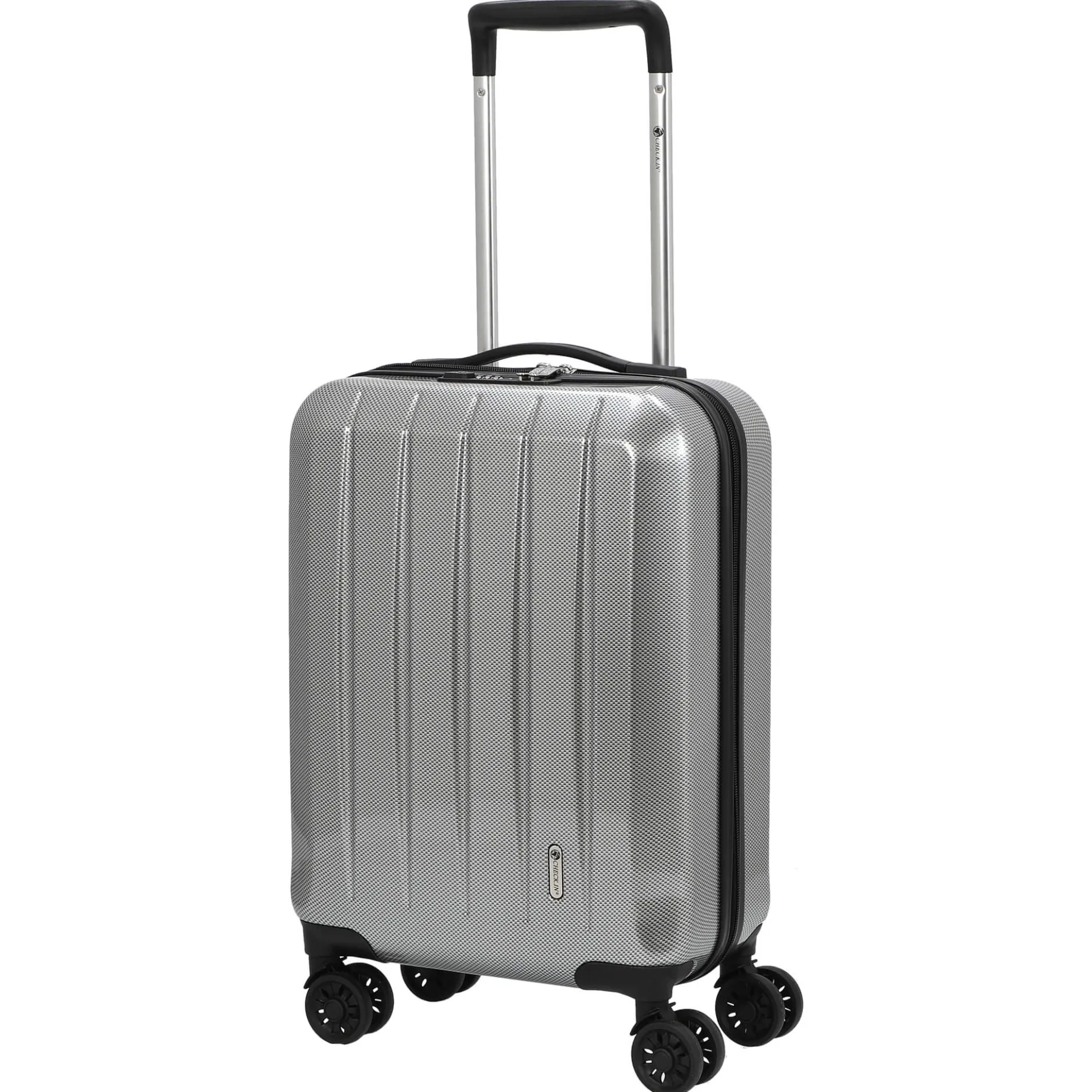 London 2.0 - 4-Rollen-Trolley 50 cm (carbon silber)