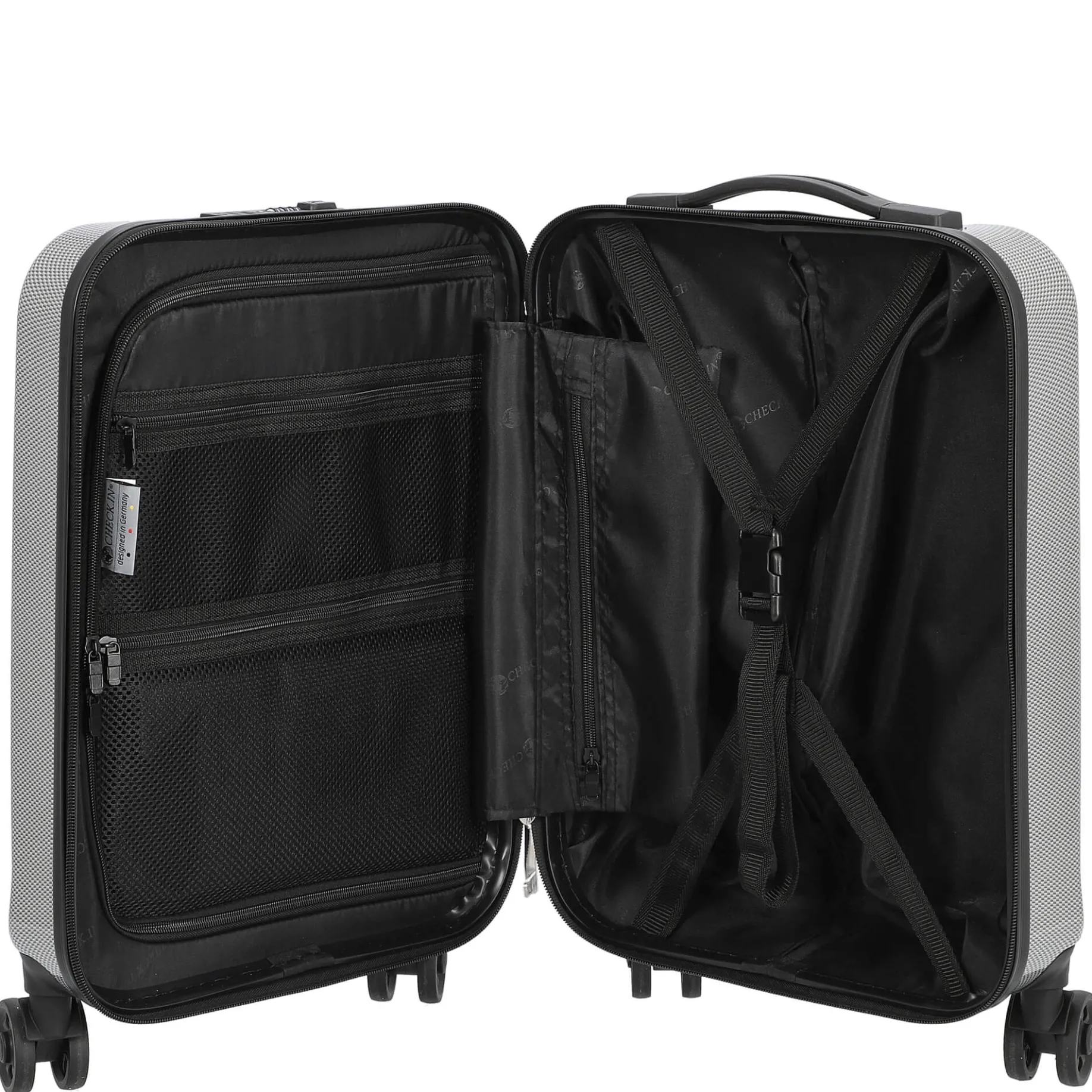 London 2.0 - 4-Rollen-Trolley 50 cm (carbon silber)