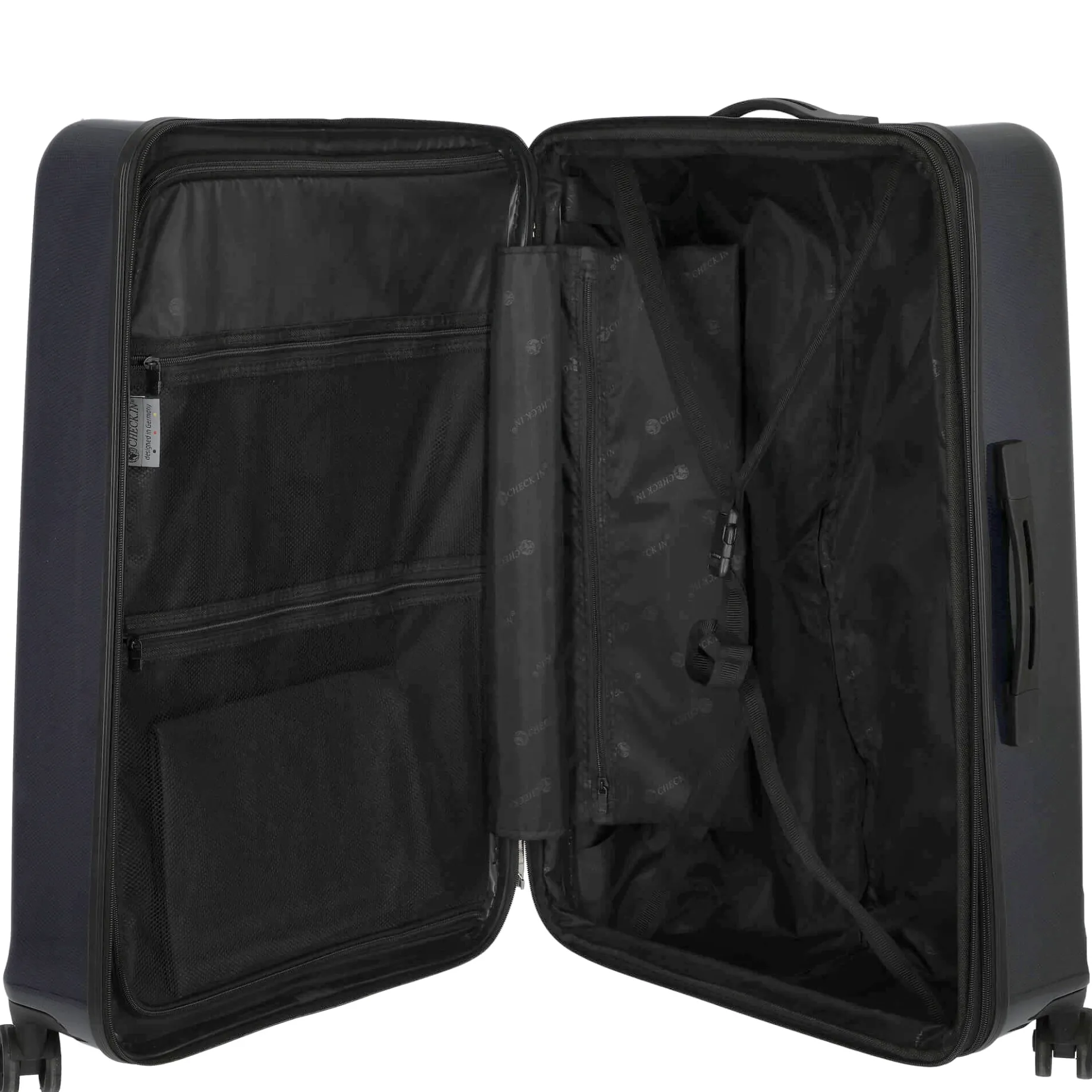 London 2.0 - 4-Rollen-Trolley 75 cm (carbon blau)