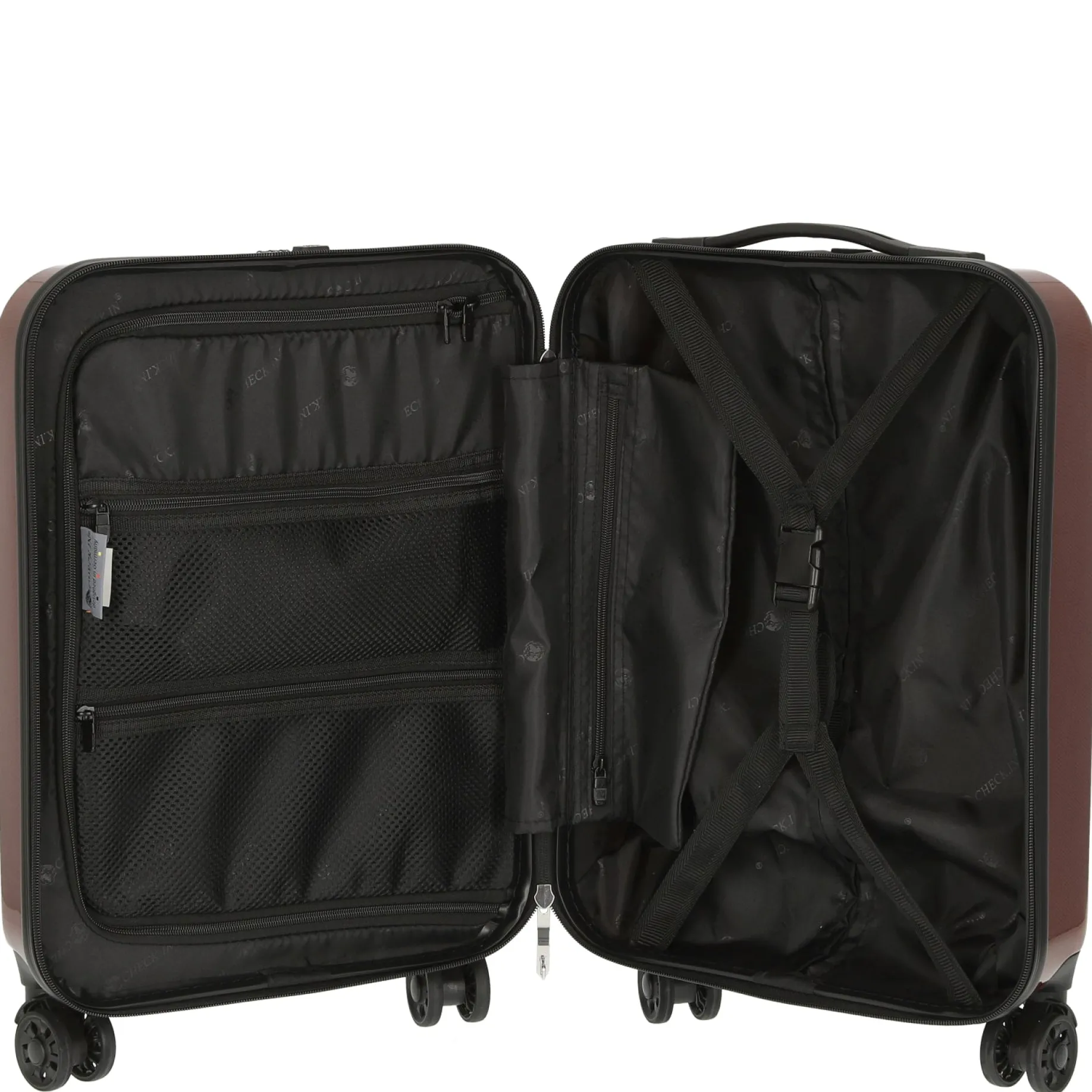 London 2.0 - 4-Rollen-Trolley 50 cm (carbon rot)