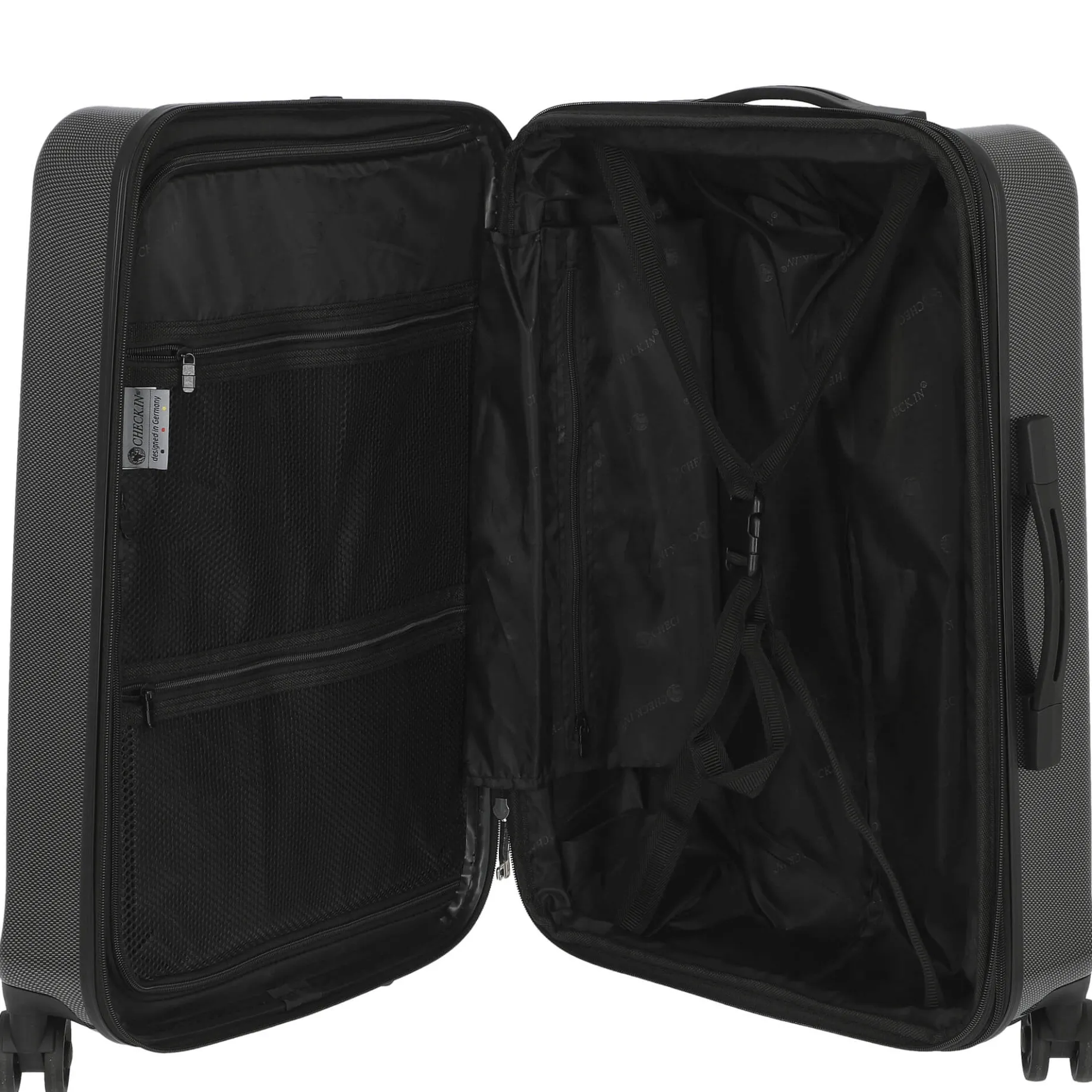 London 2.0 - 4-Rollen-Trolley 67 cm (carbon schwarz)