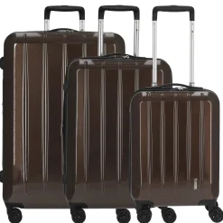 London 2.0 Trolley-Set 3tlg. (carbon champagner)