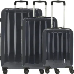 London 2.0 Trolley-Set 3tlg. (carbon blau)
