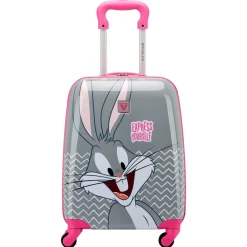 Looney Tunes Kids - 4-Rollen-Kindertrolley 44 cm (Bugs Bunny Grigio)