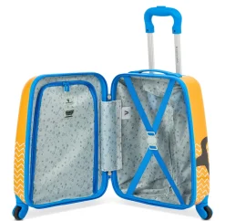 Looney Tunes Kids - 4-Rollen-Kindertrolley 44 cm (Daffy Duck Arancio)