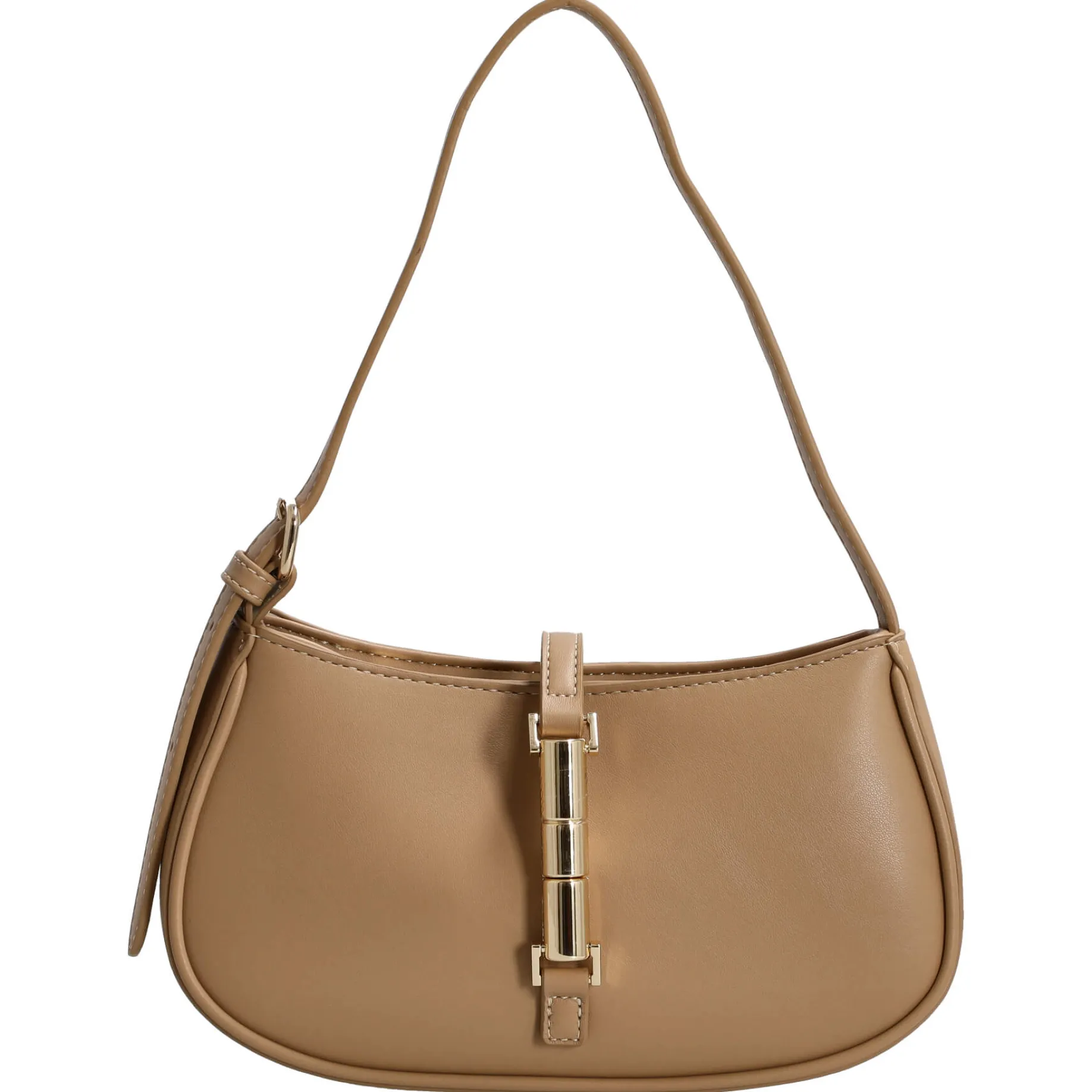 Loviisa - Schultertasche 23 cm (coffe & cream)