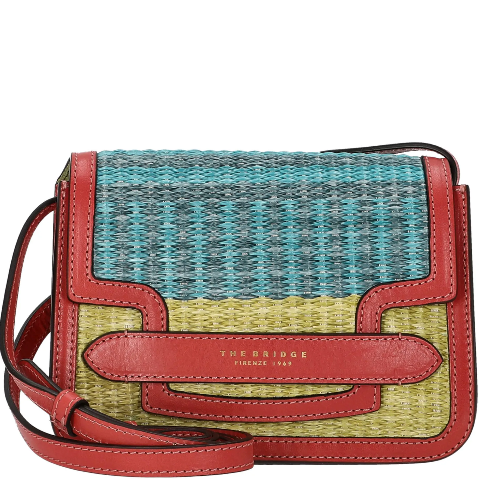 Lucrezia Wow - Umhängetasche 21 cm (verde/blu/azzurro)