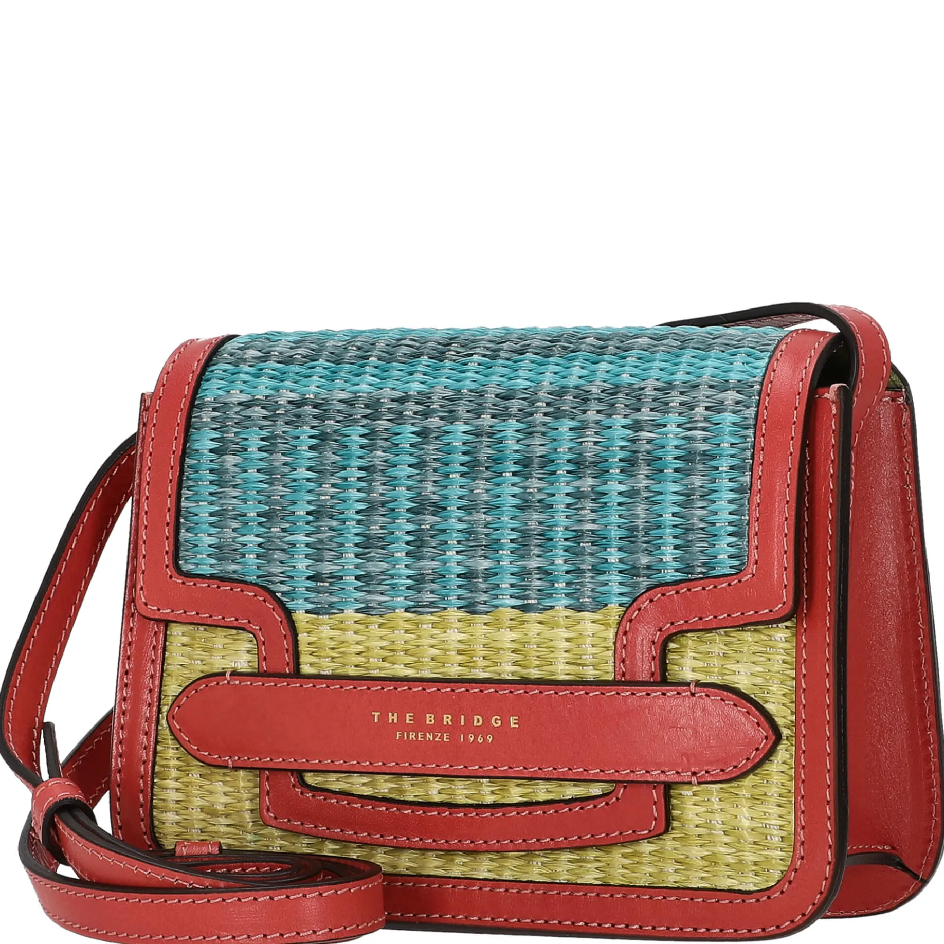 Lucrezia Wow - Umhängetasche 21 cm (verde/blu/azzurro)