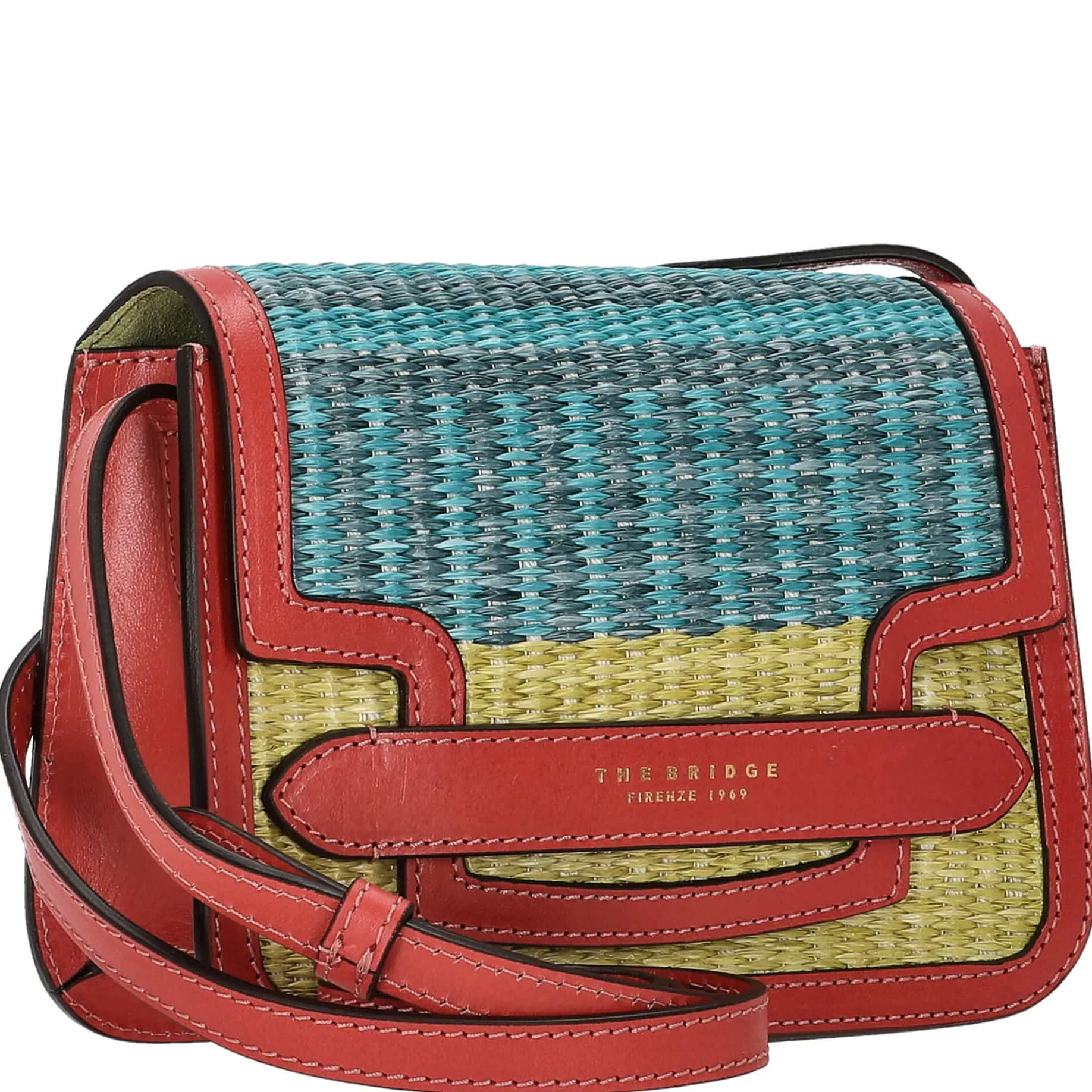 Lucrezia Wow - Umhängetasche 21 cm (verde/blu/azzurro)