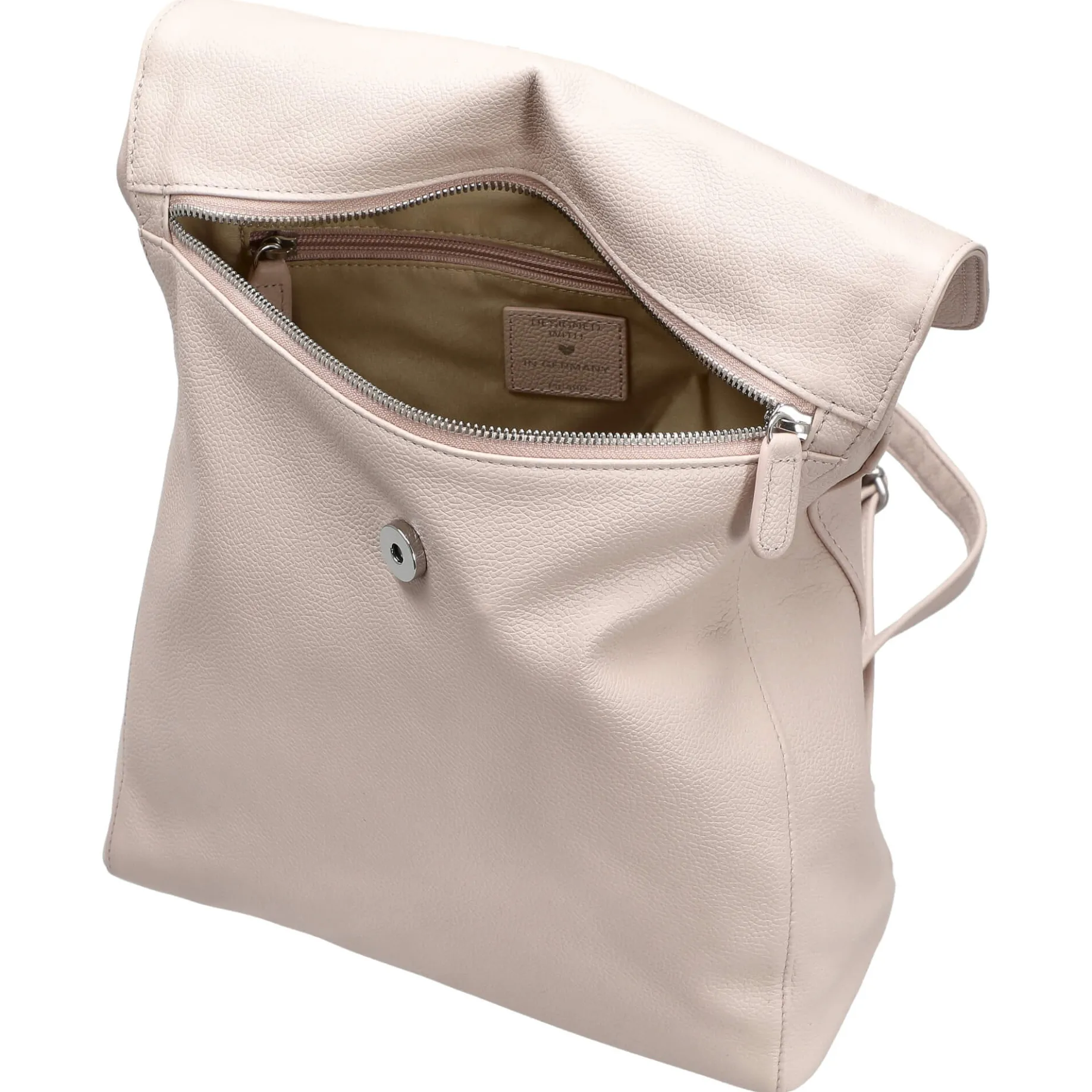 Luis - Rucksack 30 cm Rindsleder (rose)