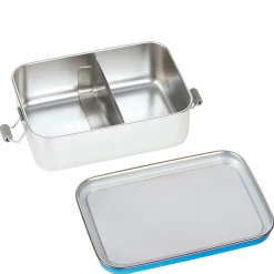 Lunchbox Stainless Steel Solid 18 cm - Brotzeitbox (Bold Blue/Purple)