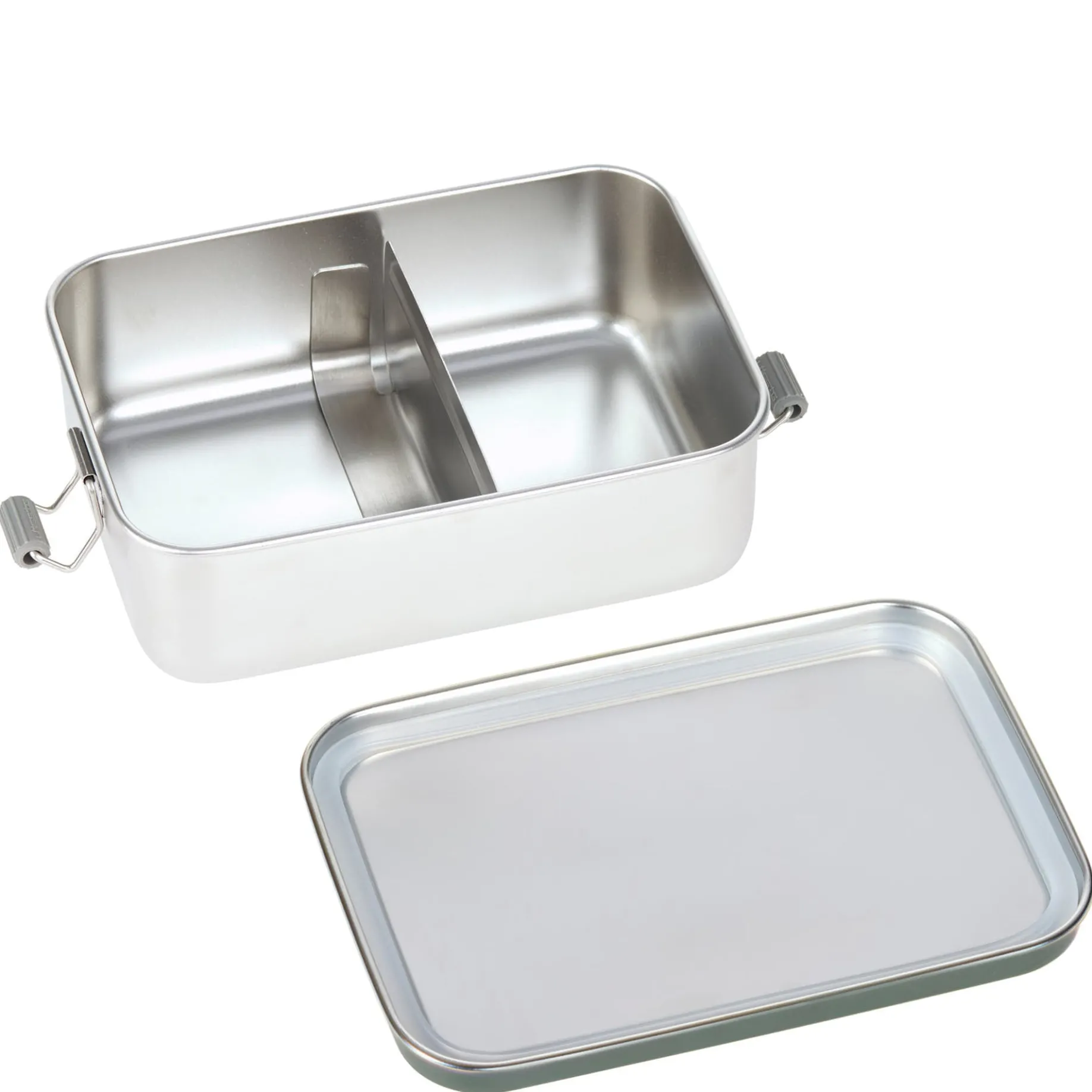 Lunchbox Stainless Steel Solid 18 cm - Brotzeitbox (Bold Dark Olive)