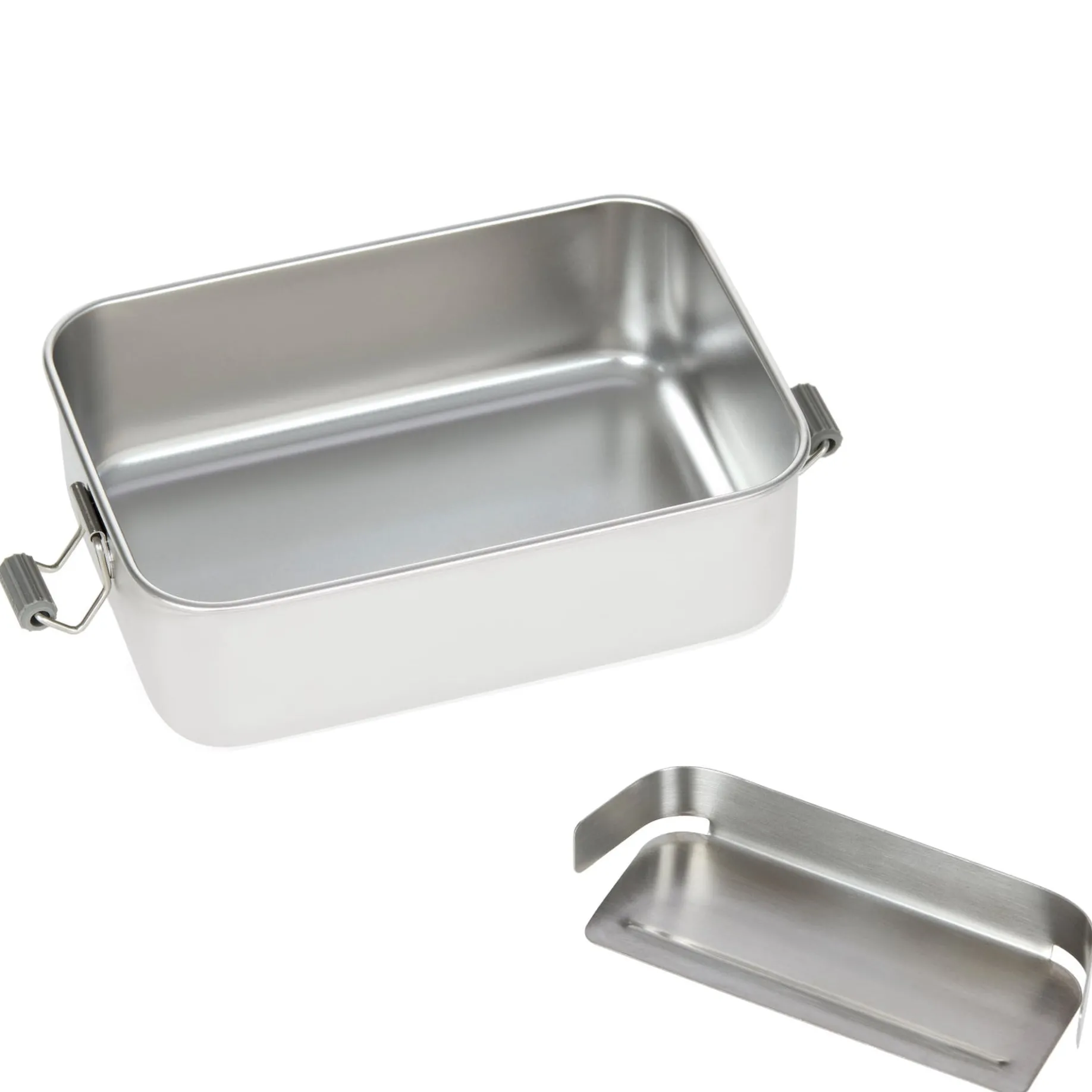 Lunchbox Stainless Steel Solid 18 cm - Brotzeitbox (Bold Dark Olive)