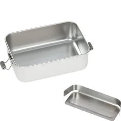 Lunchbox Stainless Steel Solid 18 cm - Brotzeitbox (Bold Rainbow)