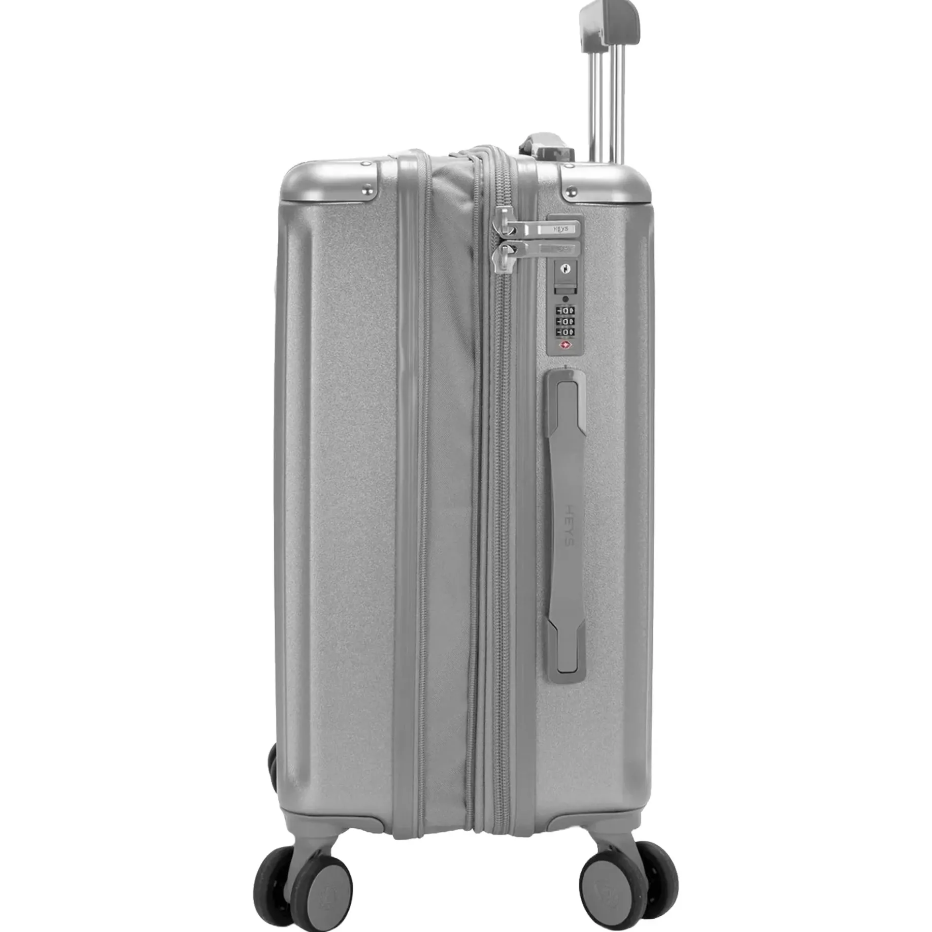 Luxe - 4-Rollen-Kabinentrolley S 53 cm erw. (silver)