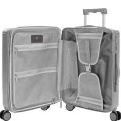 Luxe - 4-Rollen-Kabinentrolley S 53 cm erw. (silver)