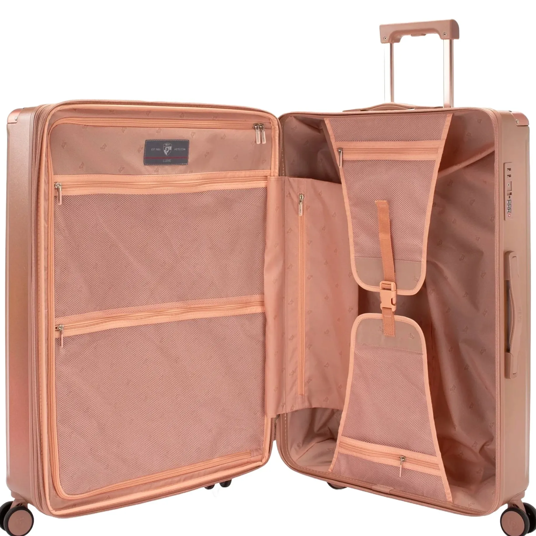 Luxe - 4-Rollen-Trolley L 76 cm erw. (rose gold)