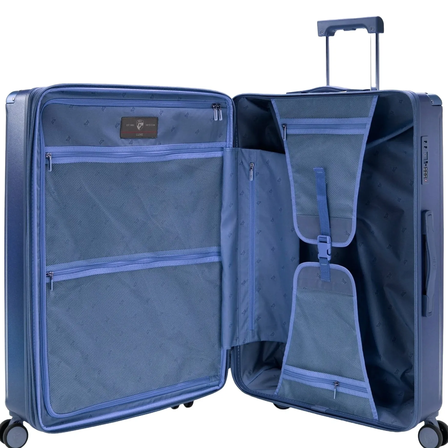 Luxe - 4-Rollen-Trolley L 76 cm erw. (navy)