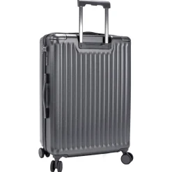 Luxe - 4-Rollen-Trolley M 66 cm erw. (gunmetal)