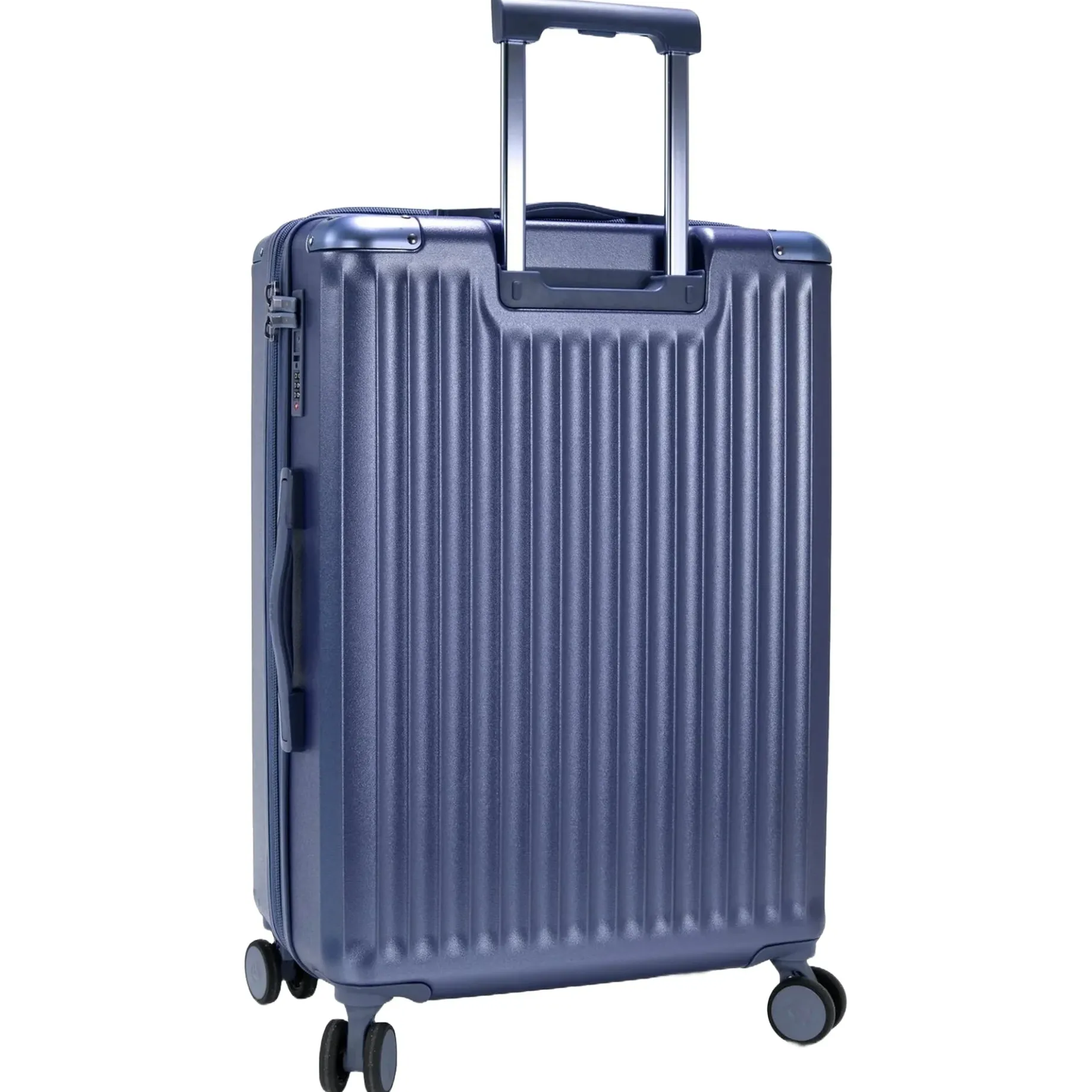 Luxe - 4-Rollen-Trolley M 66 cm erw. (navy)