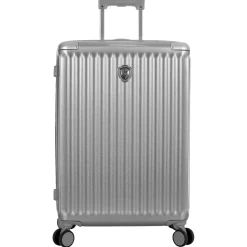 Luxe - 4-Rollen-Trolley M 66 cm erw. (silver)