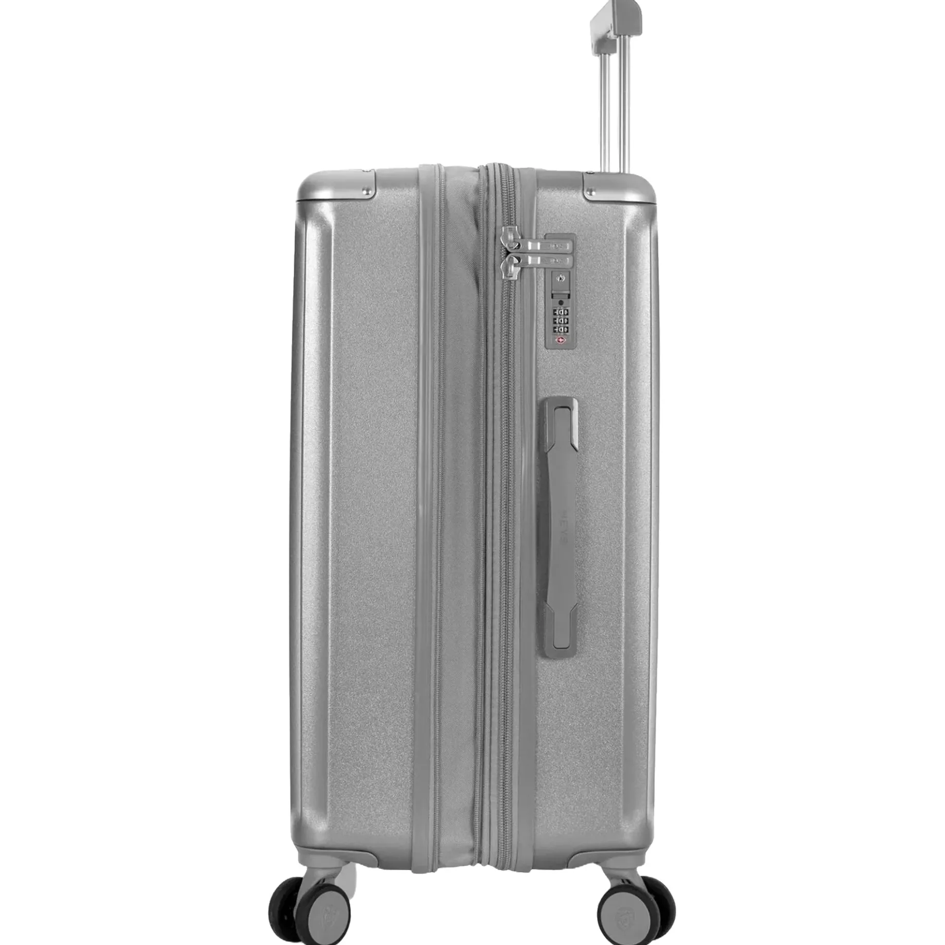 Luxe - 4-Rollen-Trolley M 66 cm erw. (silver)