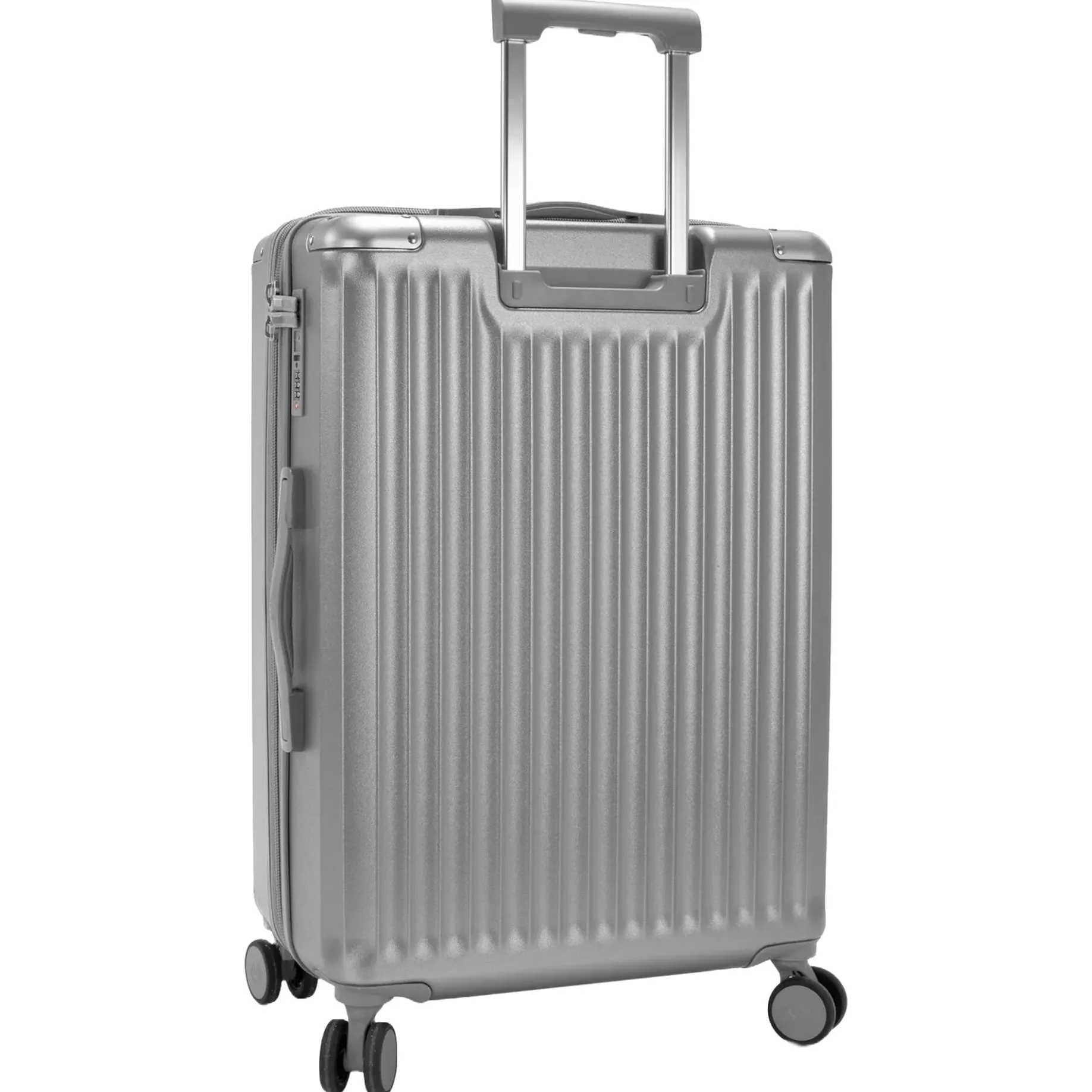 Luxe - 4-Rollen-Trolley M 66 cm erw. (silver)