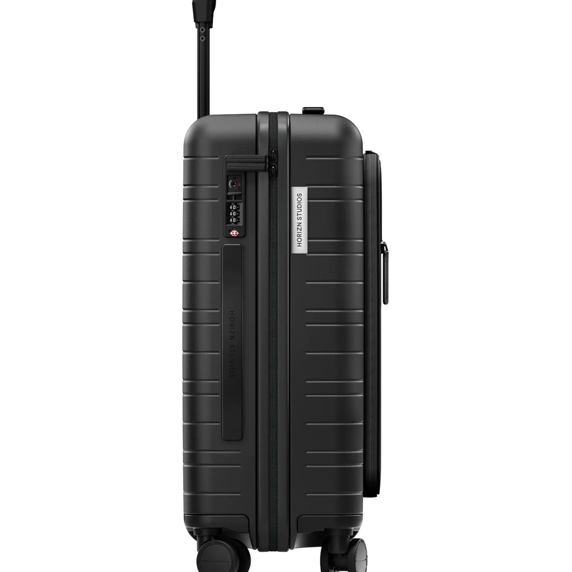 M5 Essential - 4-Rollen-Kabinentrolley mit Vortasche S 55 cm (all black)