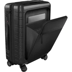 M5 Essential - 4-Rollen-Kabinentrolley mit Vortasche S 55 cm (glossy black)
