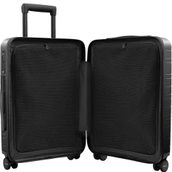 M5 Essential - 4-Rollen-Kabinentrolley mit Vortasche S 55 cm (glossy black)