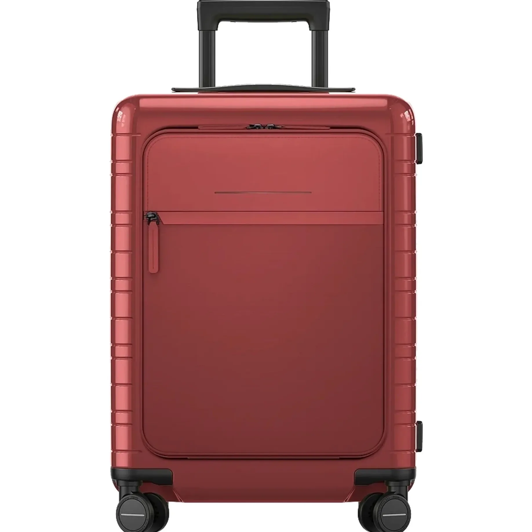 M5 Essential - 4-Rollen-Kabinentrolley mit Vortasche S 55 cm (glossy red)