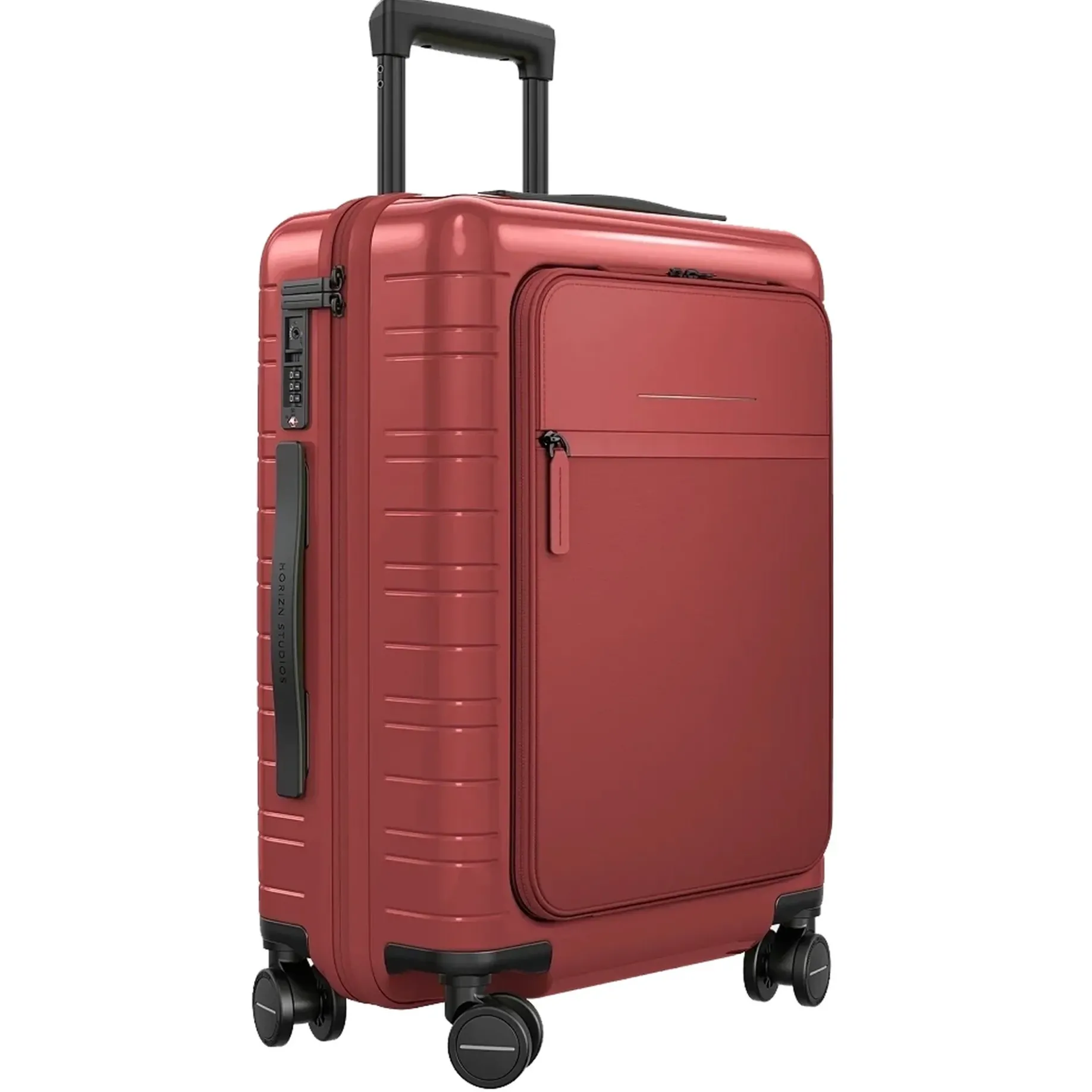 M5 Essential - 4-Rollen-Kabinentrolley mit Vortasche S 55 cm (glossy red)