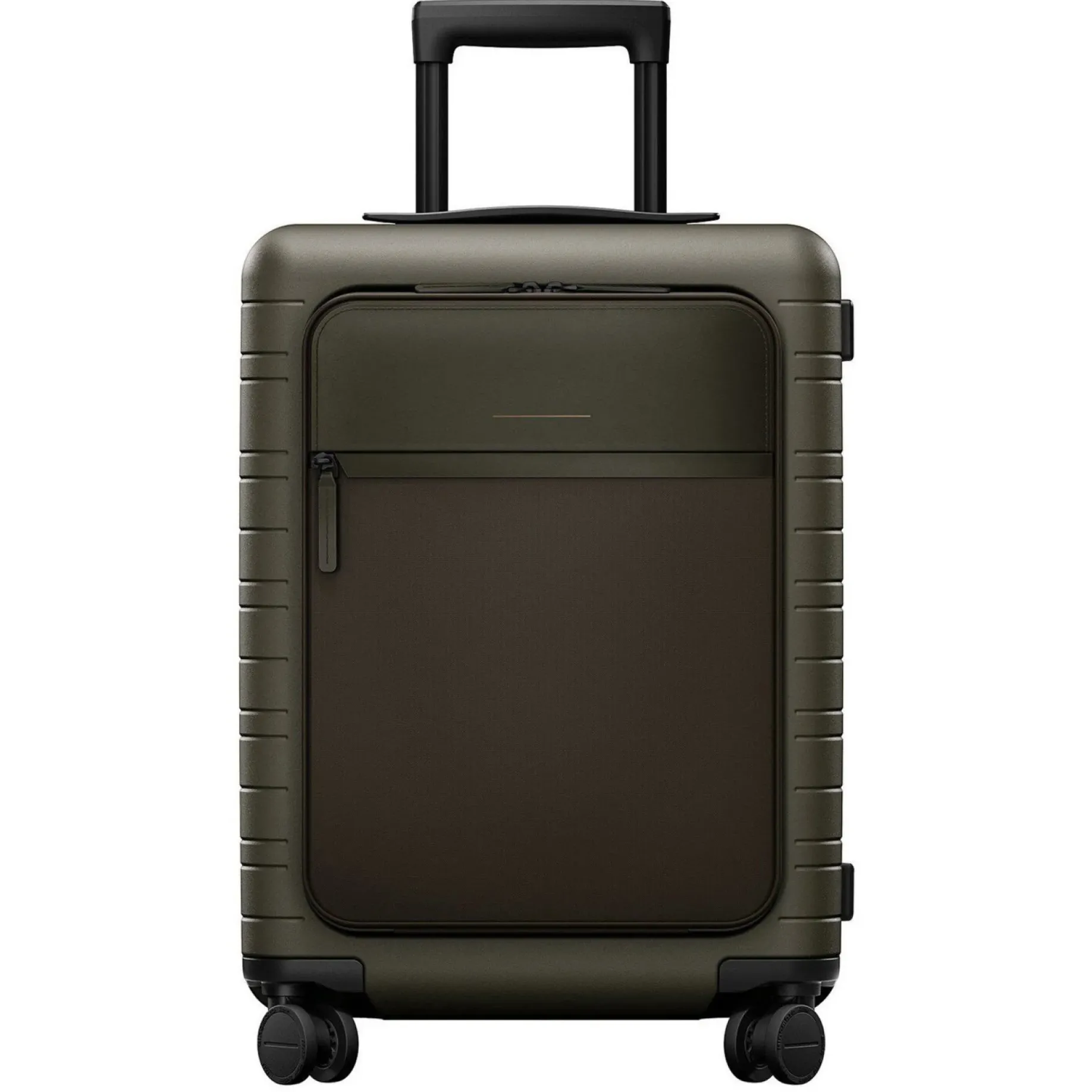 M5 Essential - 4-Rollen-Kabinentrolley mit Vortasche S 55 cm (dark olive)