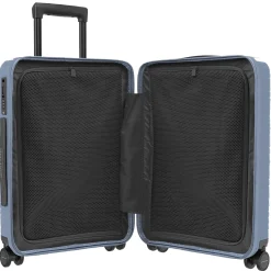 M5 Essential - 4-Rollen-Kabinentrolley mit Vortasche S 55 cm (glossy blue vega)