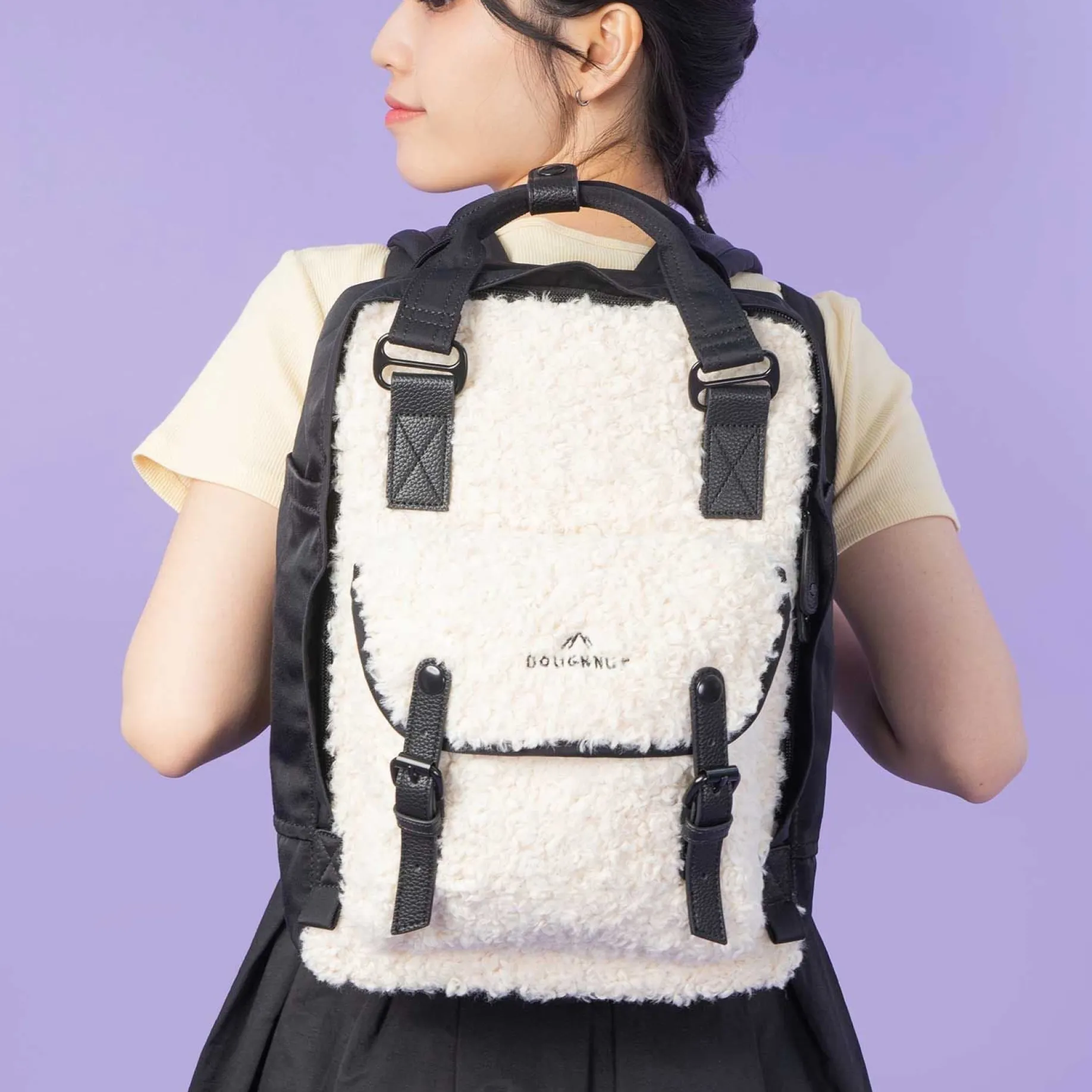Macaroon Fairies & Friends 16 - Rucksack 38 cm (weiß x schwarz)