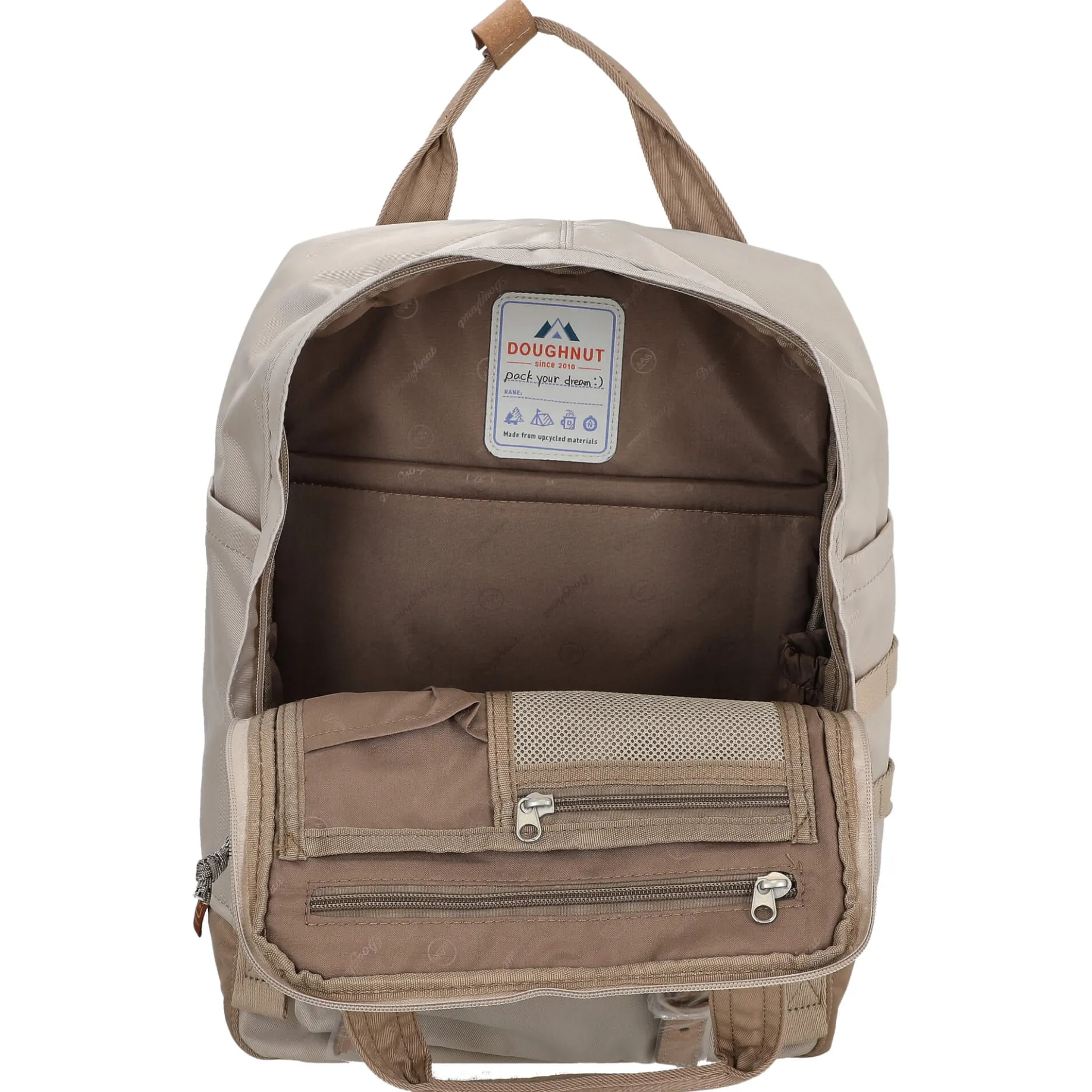 Macaroon Happy Camper 16 - Rucksack 38 cm (ivory)
