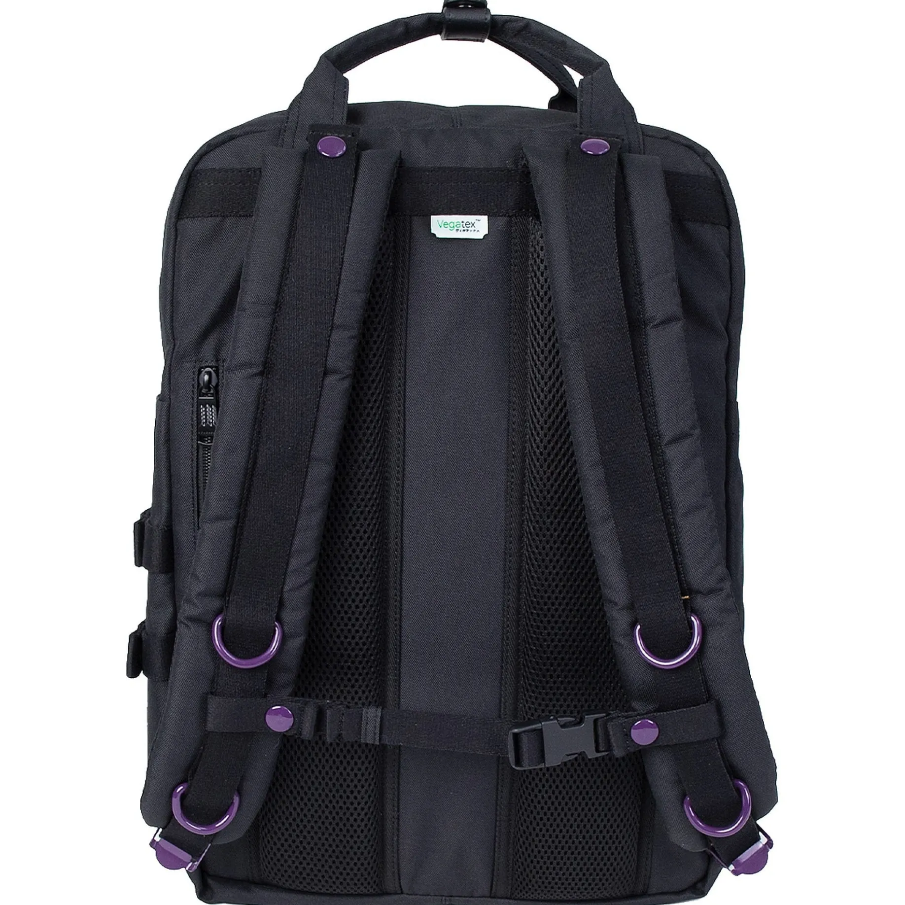 Macaroon Large Happy Camper 20 - Rucksack 45 cm (schwarz)
